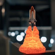 Load image into Gallery viewer, 2019 New Dropship 3D Print Space Shuttle Lamp NIght Light For Space Fans Moon Lamp Rocket Lamp As Room Decoration